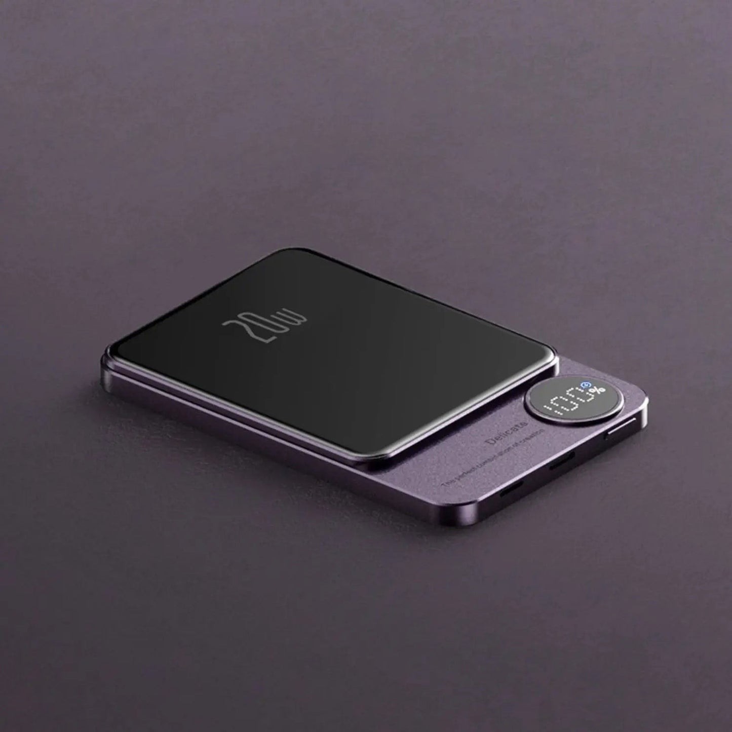 Draadloze magnetische snellader powerbank hoogcapaciteit back-up batterij
