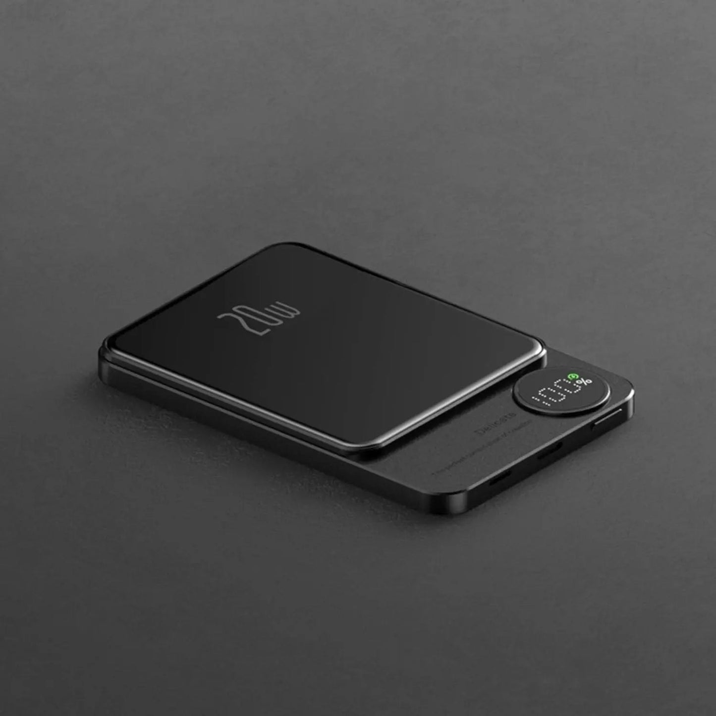 Draadloze magnetische snellader powerbank hoogcapaciteit back-up batterij