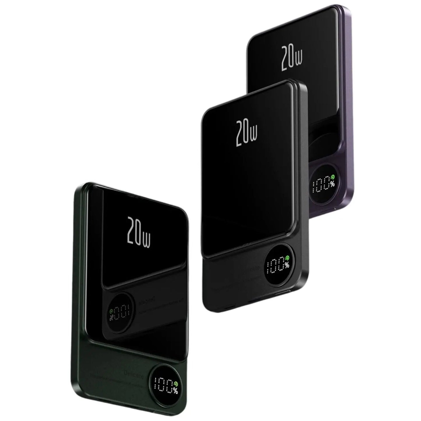 Draadloze magnetische snellader powerbank hoogcapaciteit back-up batterij