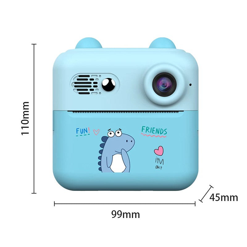 Draagbare 1080P Instant Camera voor Kinderen met Drukpapier