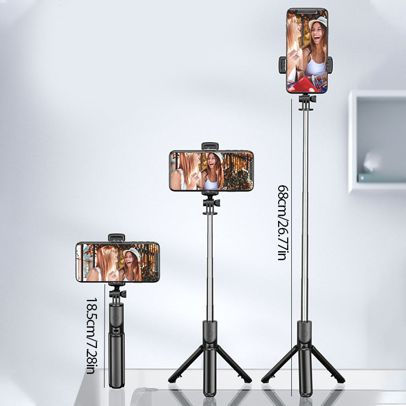 Draagbare Bluetooth Selfie-Stick Statief