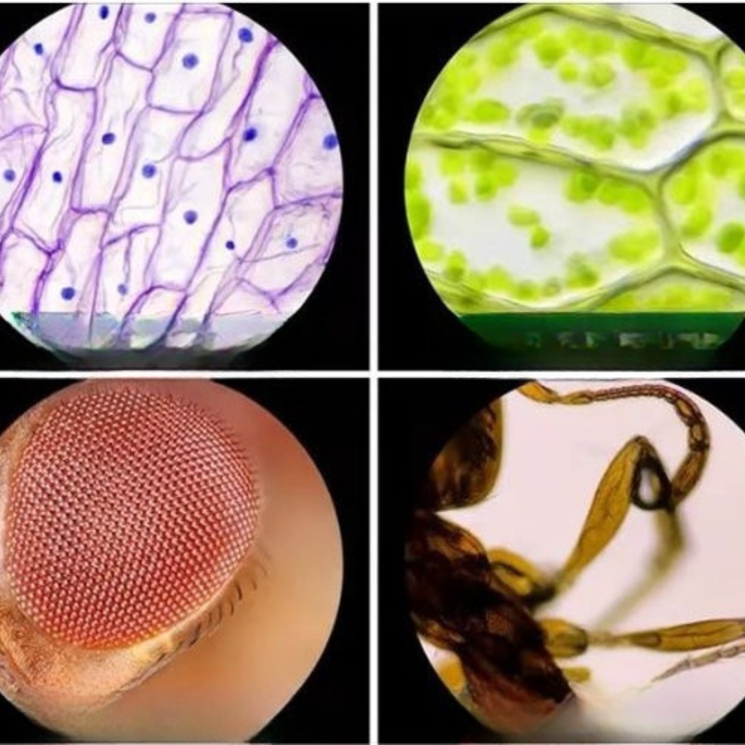 Draagbare LED Microscoop Speelgoed voor Kinderen