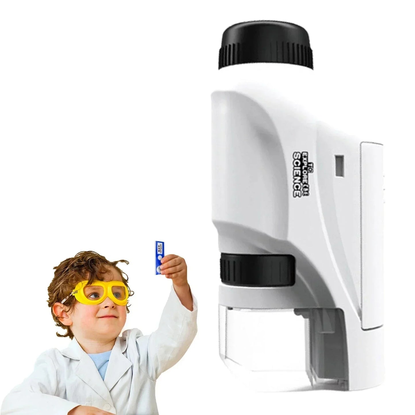 Draagbare LED Microscoop Speelgoed voor Kinderen