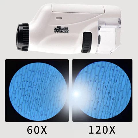 Draagbare LED Microscoop Speelgoed voor Kinderen