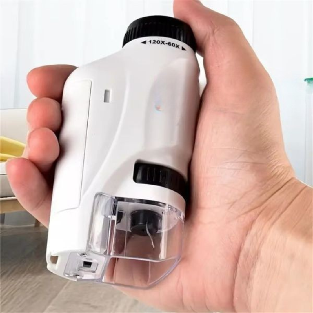 Draagbare LED Microscoop Speelgoed voor Kinderen