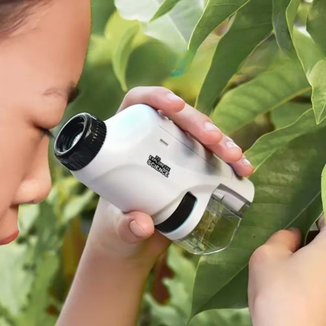 Draagbare LED Microscoop Speelgoed voor Kinderen