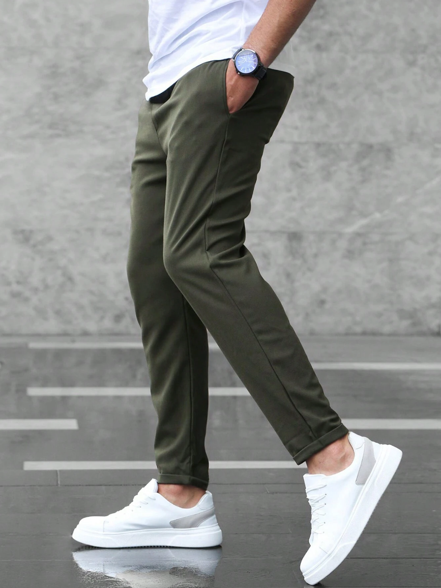Heren Stretchbroek – Comfortabele en Elegante Broek voor Casual en Formele Gelegenheden