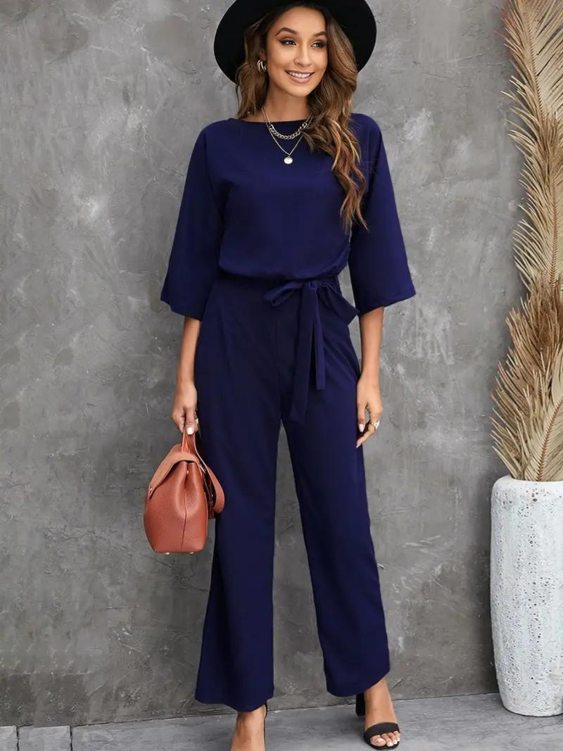 Jumpsuit Dames – Elegante jumpsuit met hoge taille en comfortabele stof