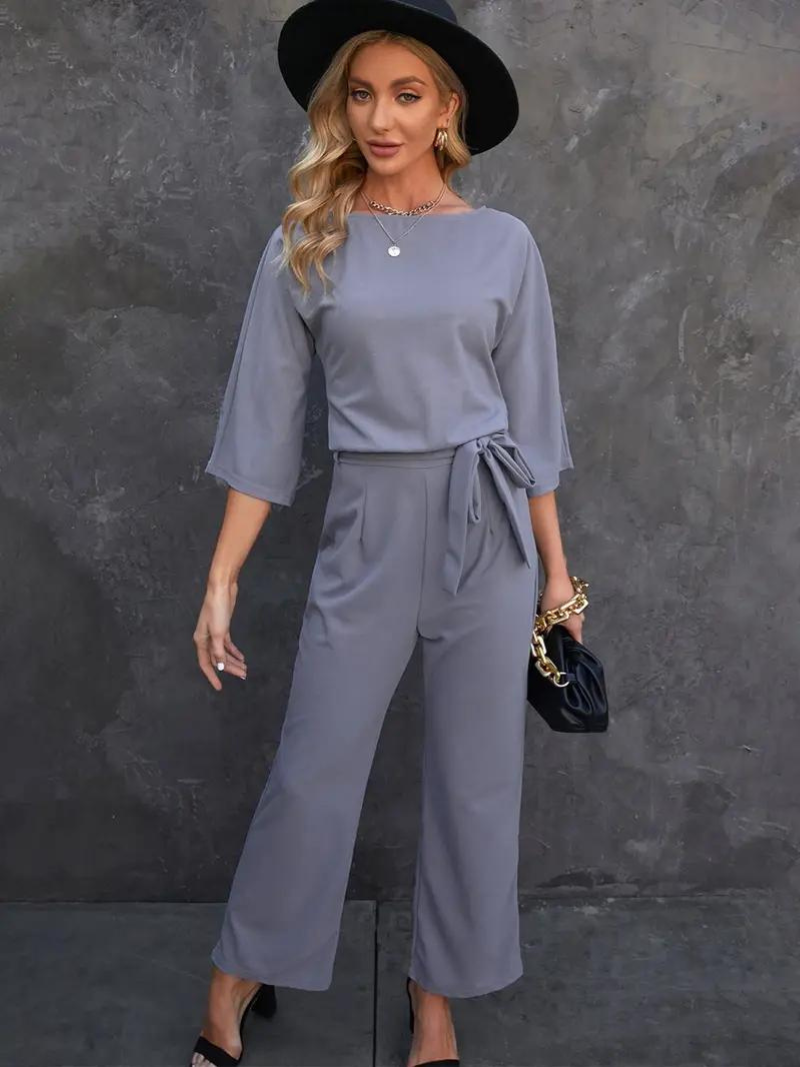 Jumpsuit Dames – Elegante jumpsuit met hoge taille en comfortabele stof