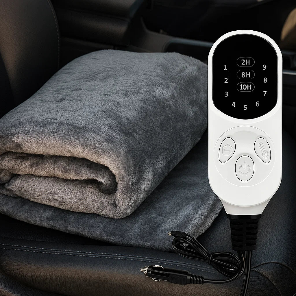 Elektrisch Dekentje Auto Verwarmd Wasbaar Reisdeken