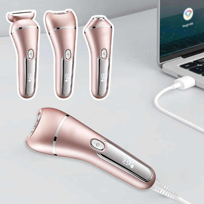 Elektrisch Scheerapparaat Waterdicht voor Vrouwen 3-in-1