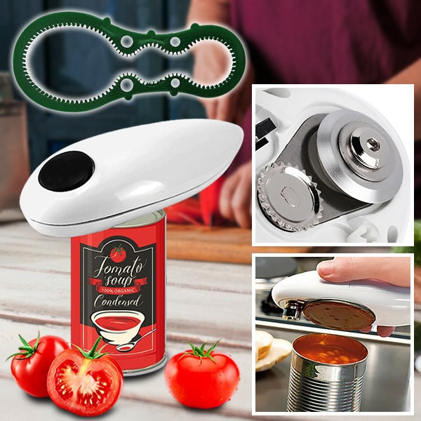 Elektrische Blikopener Flesopener Set