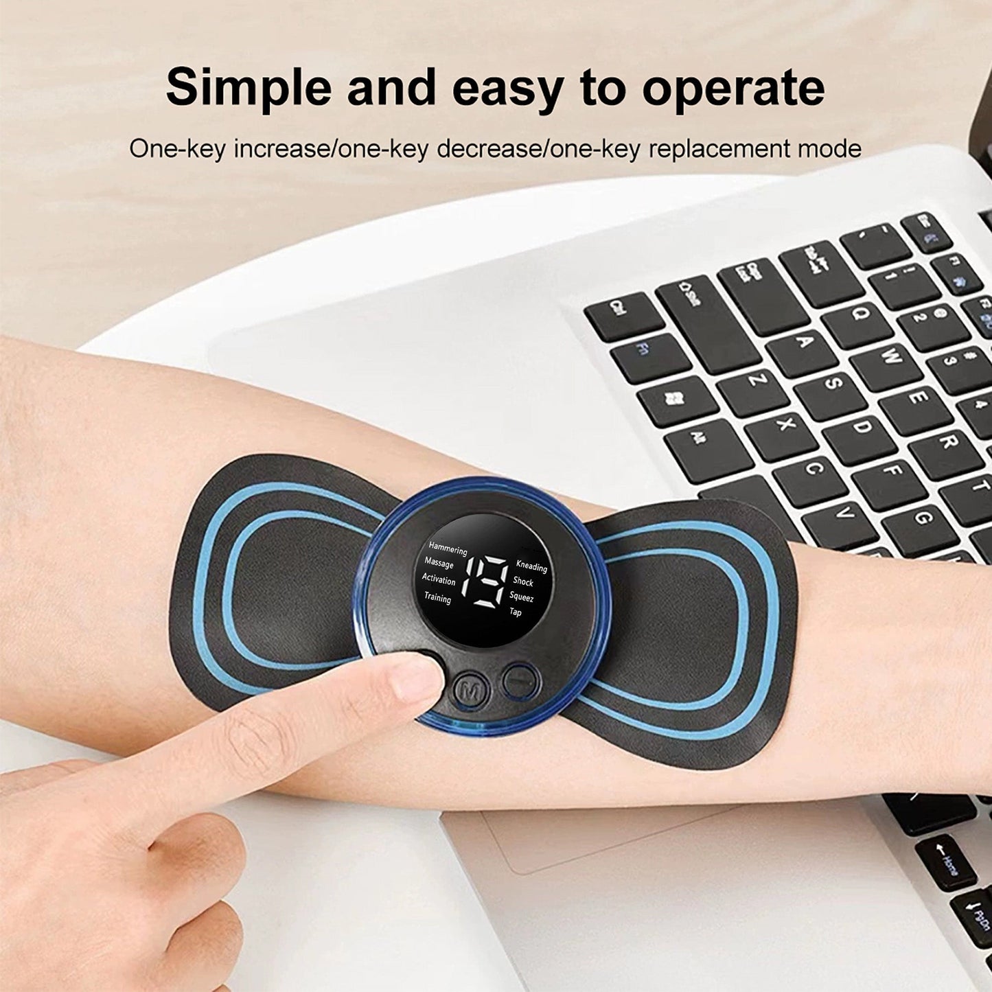 Elektrische EMS Nekmassager voor Spierontspanning