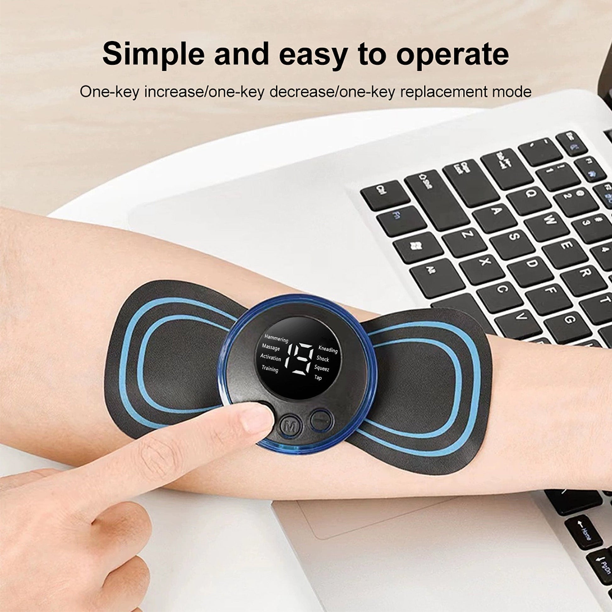 Elektrische EMS Nekmassager voor Spierontspanning
