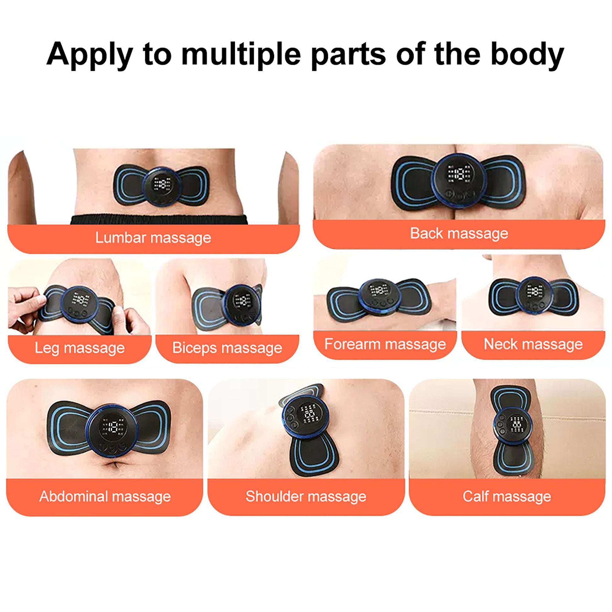 Elektrische EMS Nekmassager voor Spierontspanning
