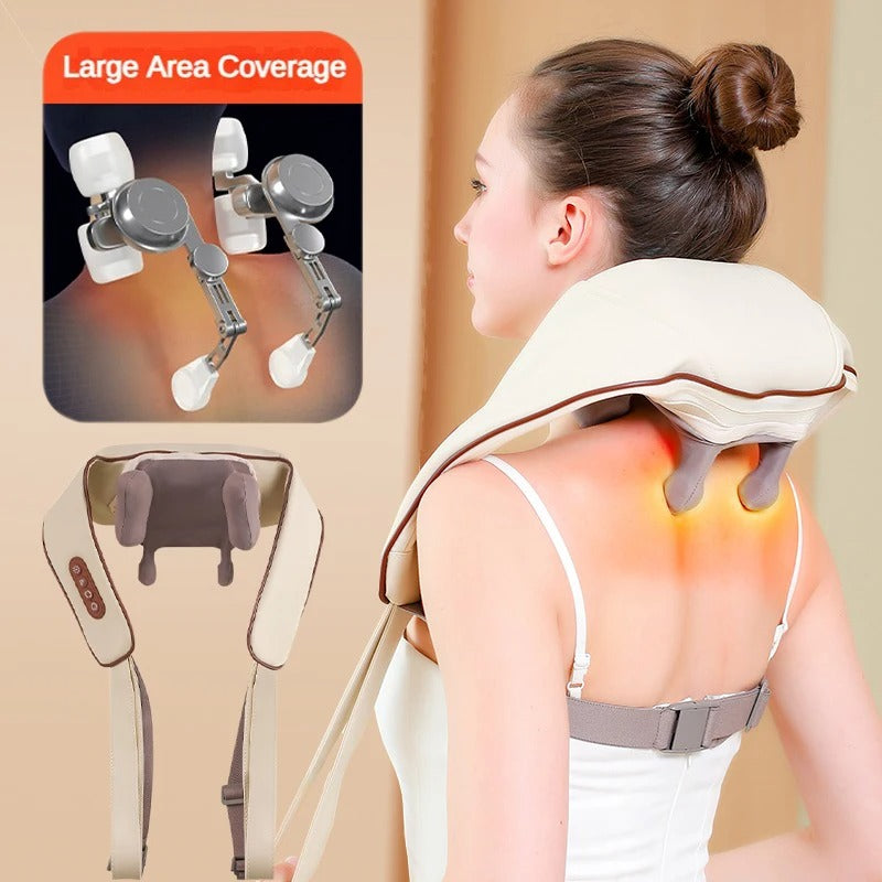 Elektrische Nek- en Rugmassager Massageoplossing