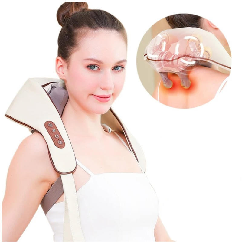 Elektrische Nek- en Rugmassager Massageoplossing