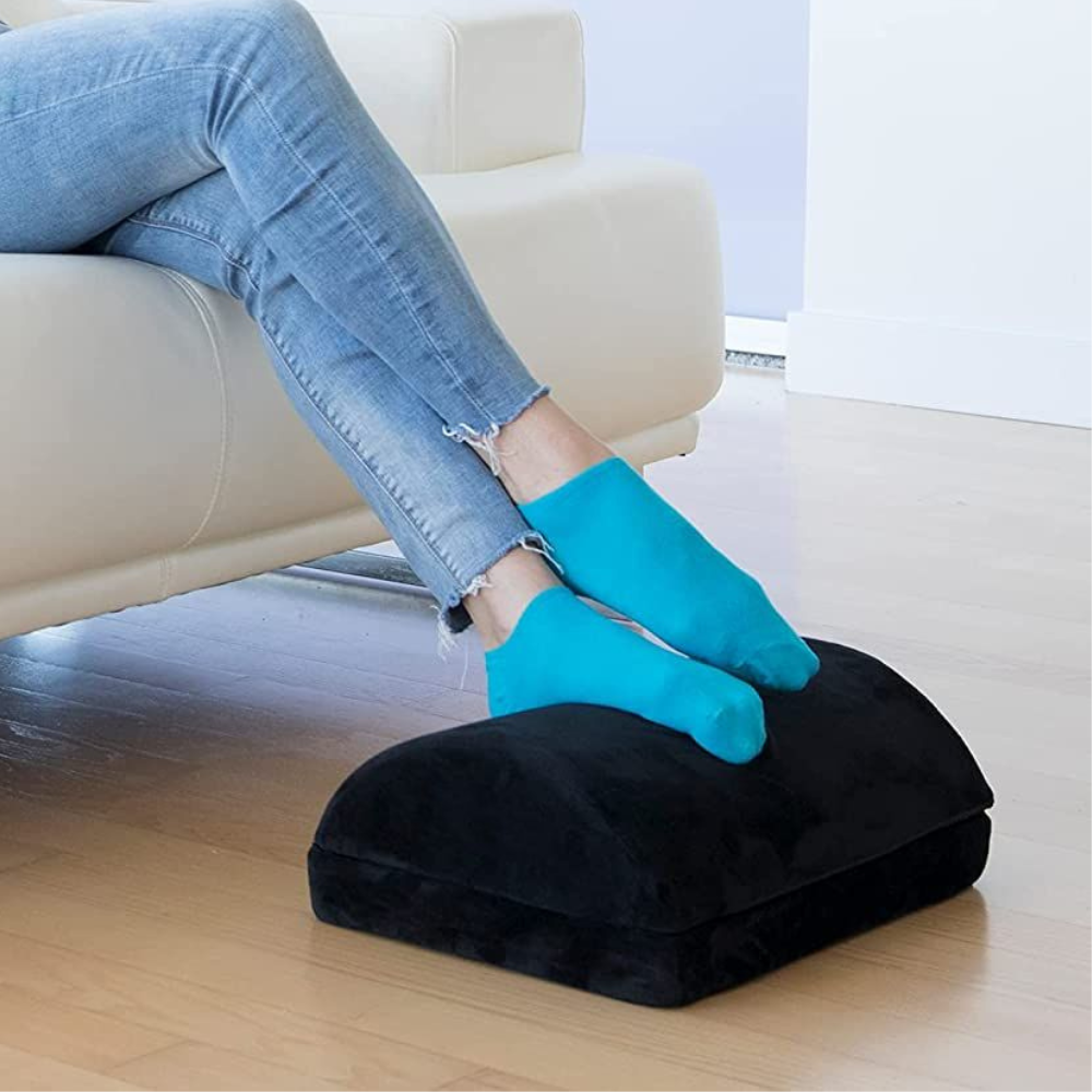 Ergonomische Voetsteun Gebogen Onder Desk Thuiswerkplek