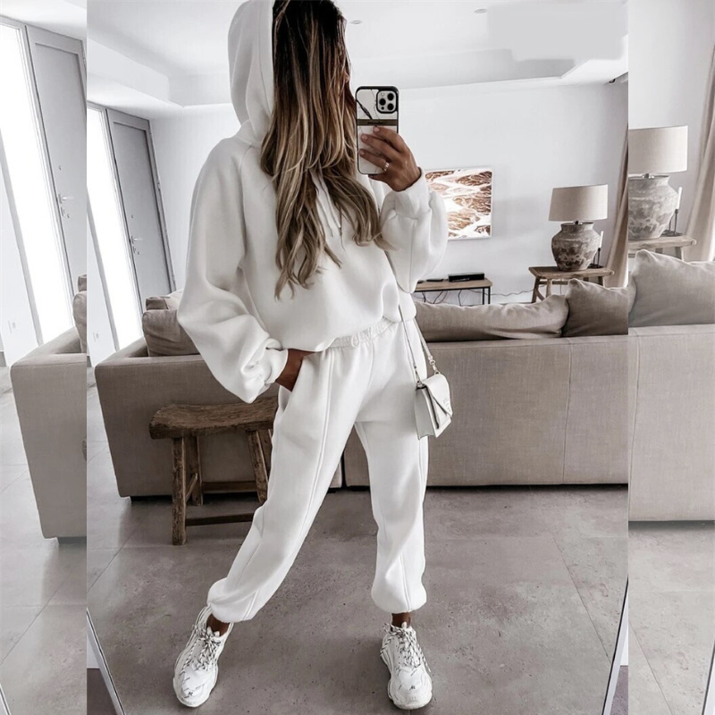 Hoodie en broek set dames – Comfortabele en stijlvolle sportoutfit voor dagelijks gebruik