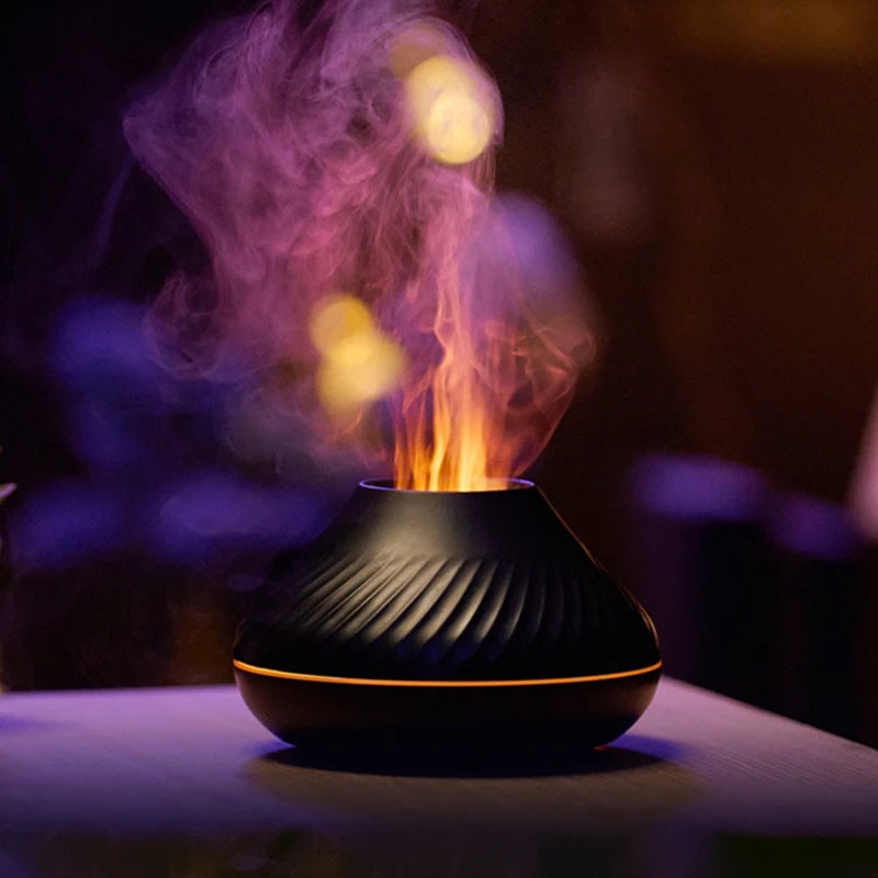 Etherische Olie Diffuser met LED Vlam Effect