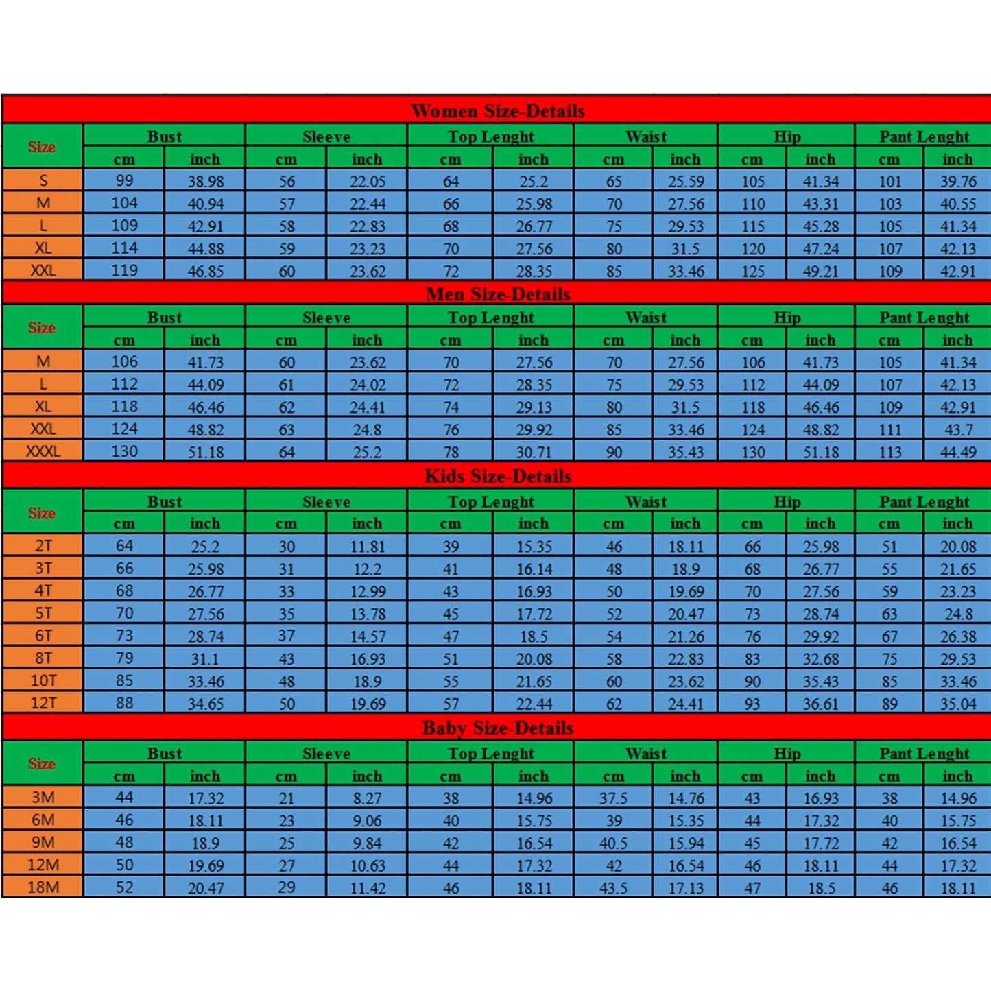 Familie Kerst Pyjama Set Shirt en Broek