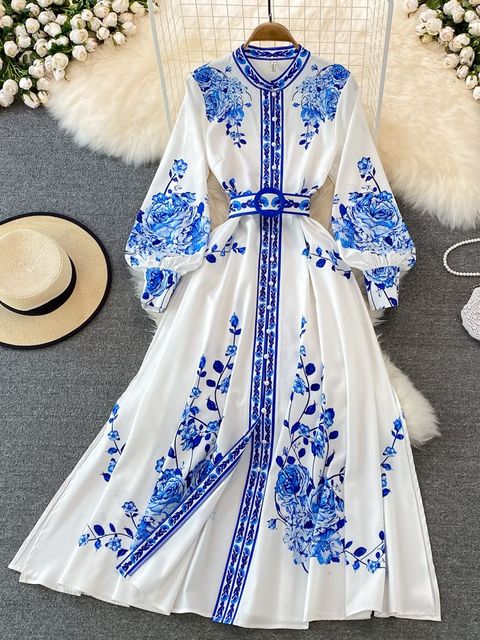 Lange jurk dames – Elegante jurk voor bruiloft, feest en casual stijl