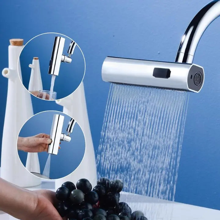 Flexibele Waterfall Keukenkraan met Meerdere Spuitmodi