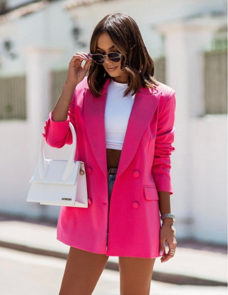 Blazer Dames Lange Mouwen – Elegante Blazer voor Werk en Feestelijke Gelegenheden
