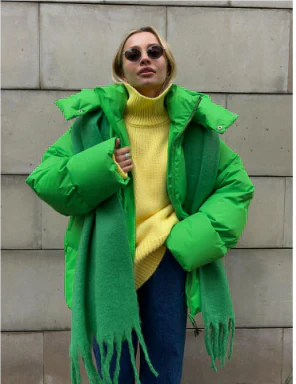Dames Pufferjack met Capuchon – Oversized Winterjas voor Koud Weer