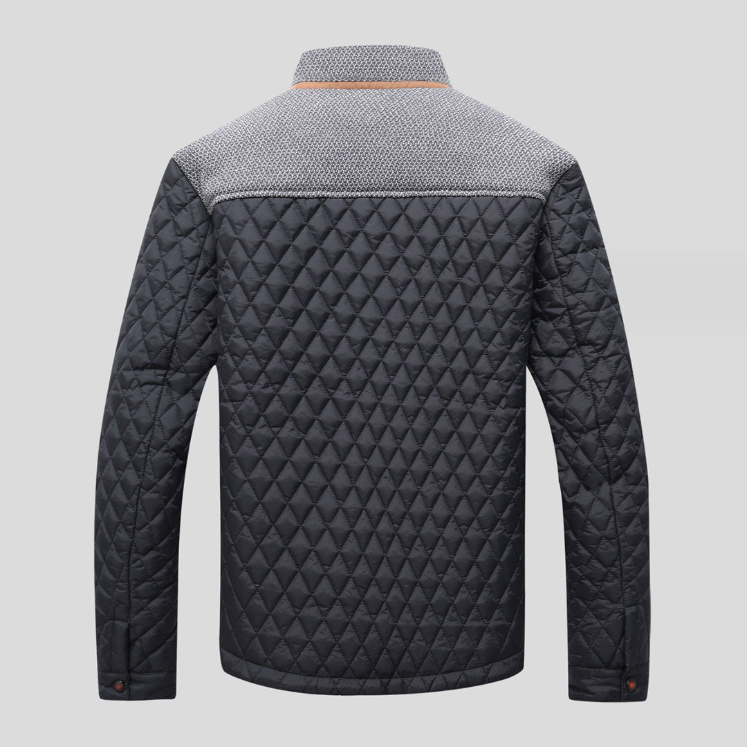 Heren Steppjacke – Warme gewatteerde jas voor heren met capuchon en trendy design