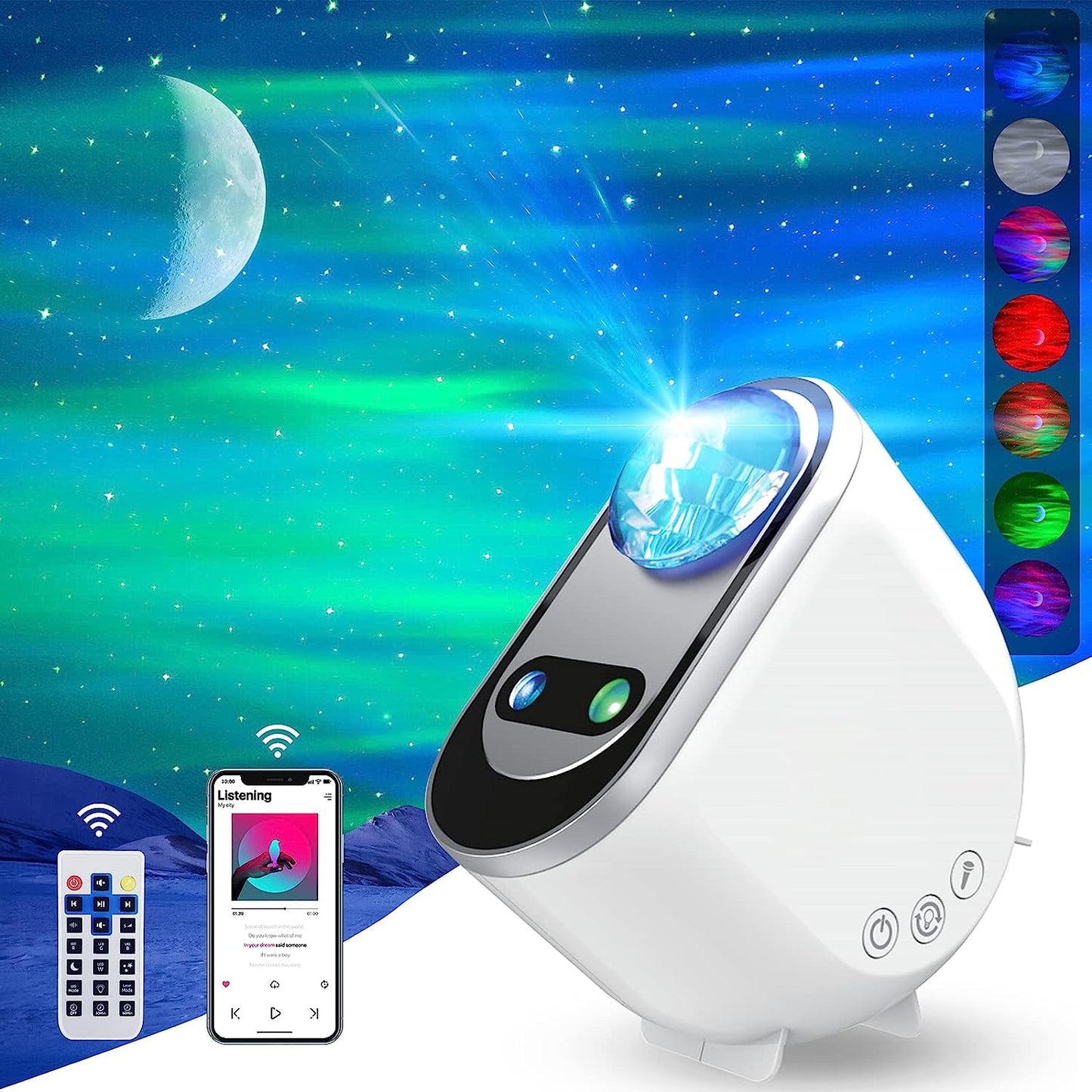 Galaxy Projector met Afstandsbediening LED Licht