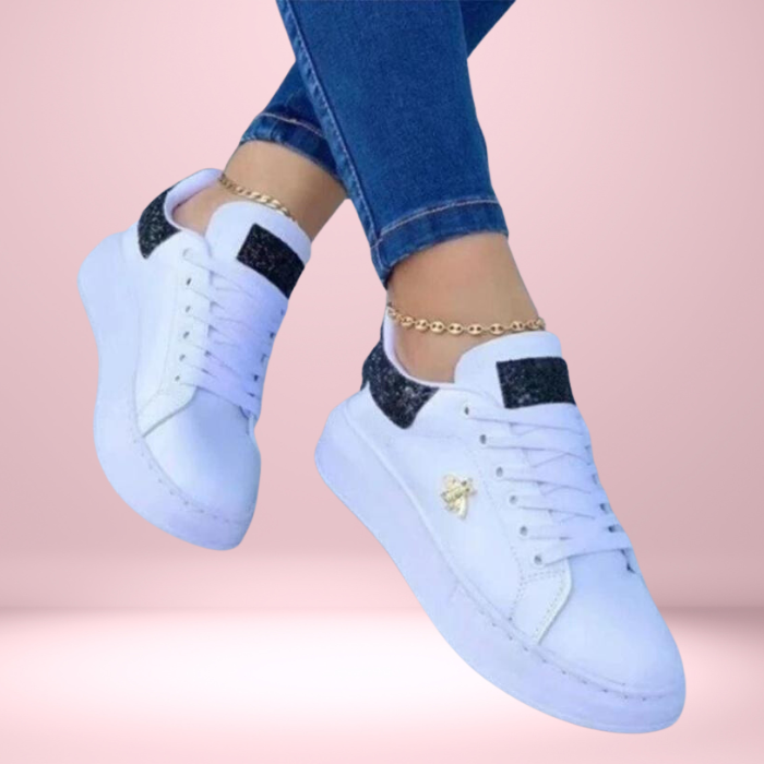 Sneakers Dames Glanzend – Mode Sneakers voor Dames met Comfort en Stijl