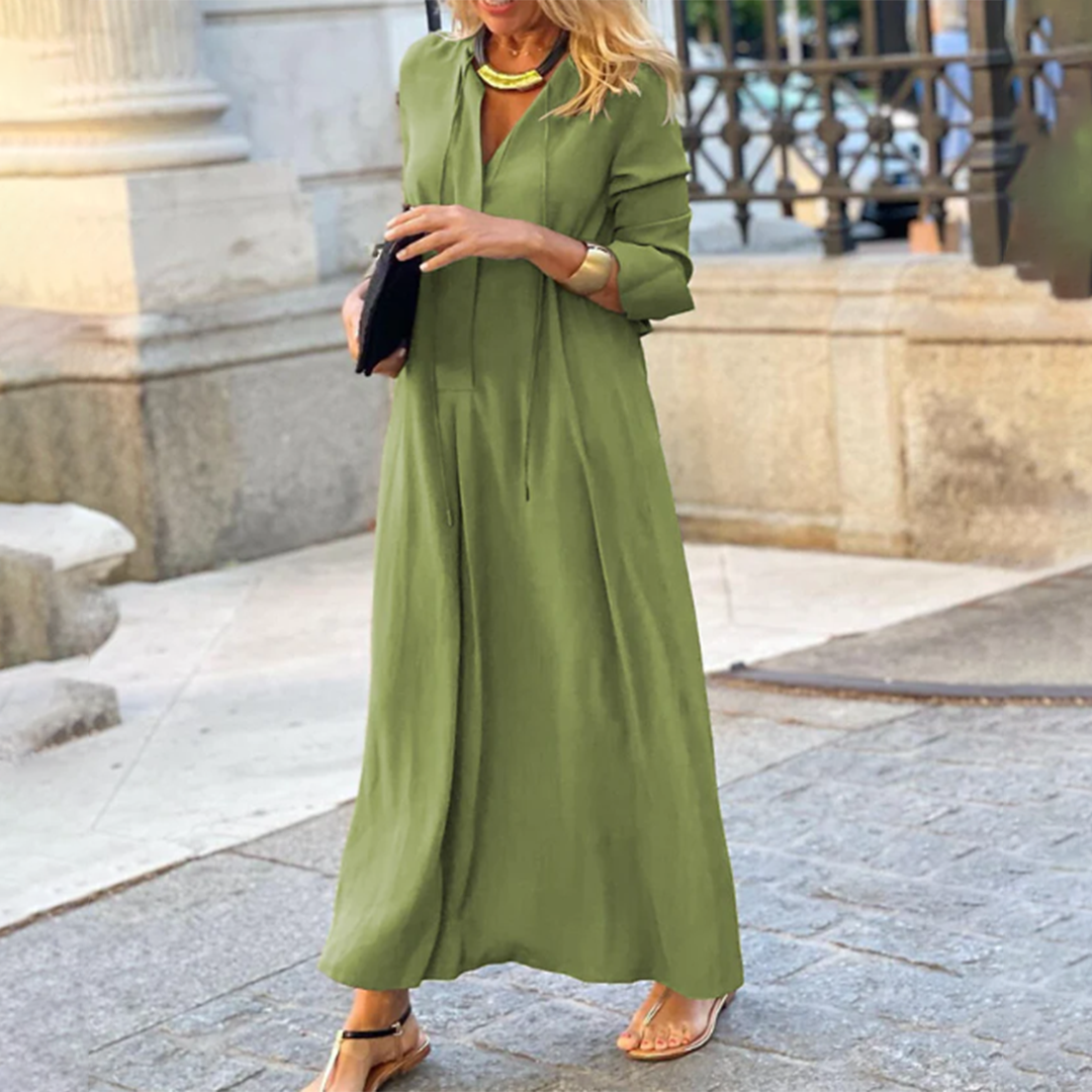 Maxidress Dames – Elegante lange jurk voor feesten, bruiloften en casual uitjes