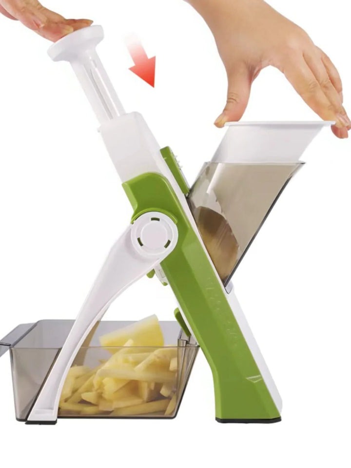 Groentesnijder 5-in-1 met Verzamelbak
