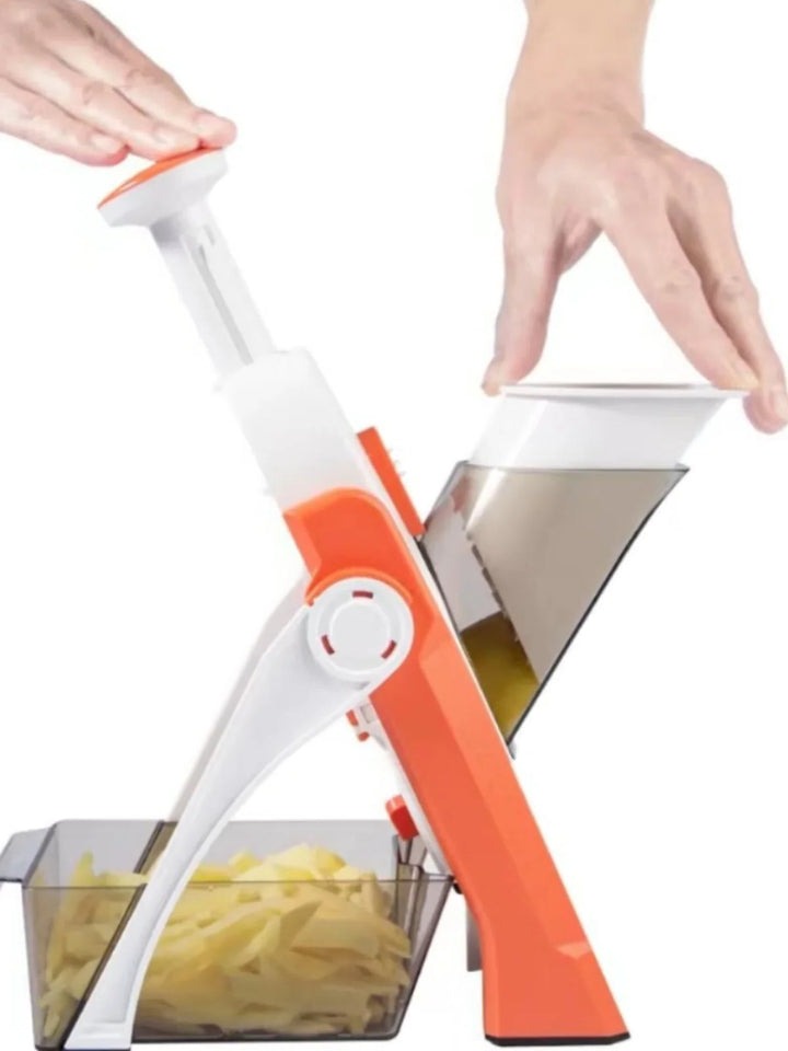Groentesnijder 5-in-1 met Verzamelbak