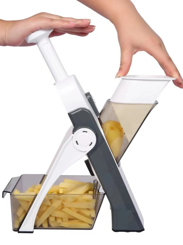 Groentesnijder 5-in-1 met Verzamelbak