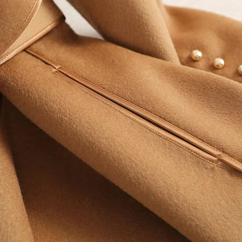 Trenchcoat dames met ceintuur – Elegante lange jas voor herfst en winter