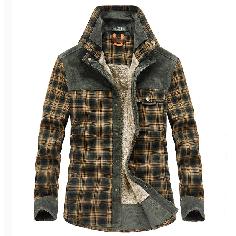 Heren Ruit Jacket – Stijlvolle jas met borstzak voor casual en formele gelegenheden