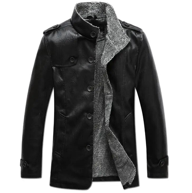 Stijlvolle Herenjas met Knopen – Elegante Jas voor Formele en Casual Gelegenheden