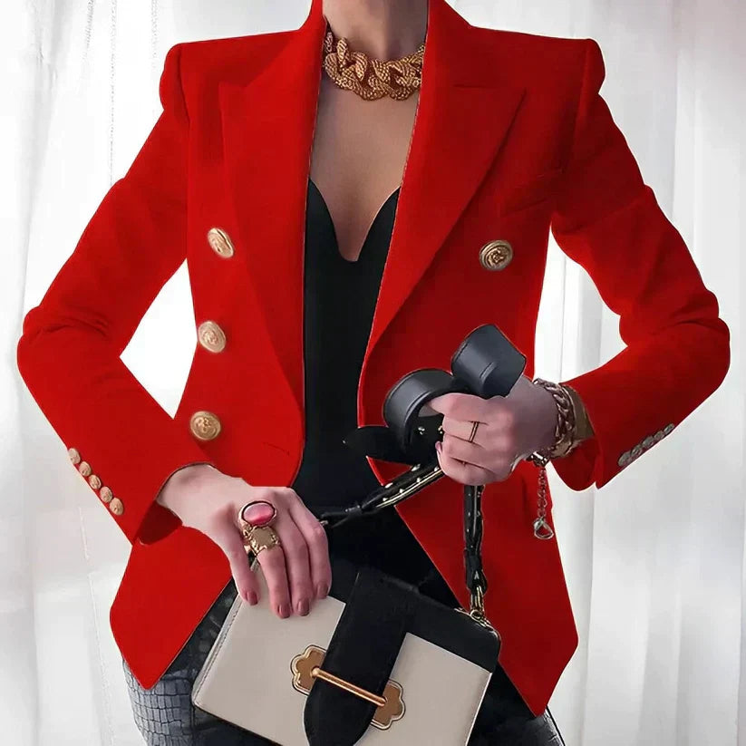 Blazer dames – Elegante blazer met slim fit en stijlvolle details voor werk