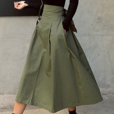 Rok lange dames – Elegante maxi rok van chiffon voor feest en casual gebruik