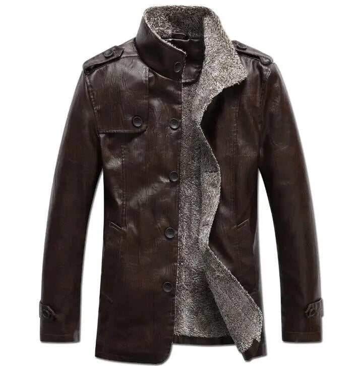 Stijlvolle Herenjas met Knopen – Elegante Jas voor Formele en Casual Gelegenheden
