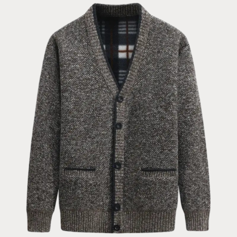Heren trui V-hals met zakken – Gebreide trui voor casual en stijlvolle looks