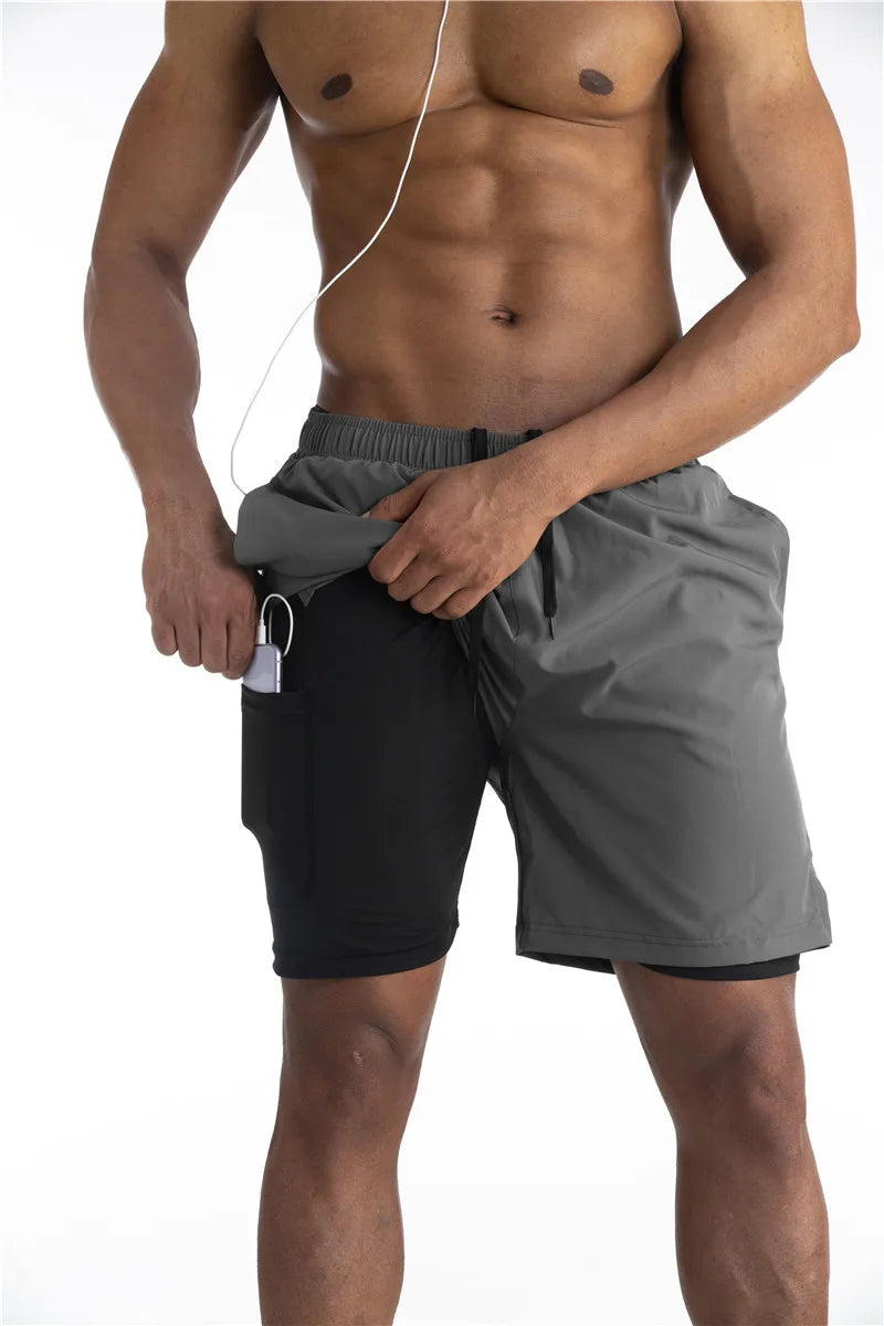 Hardloop Shorts met Liner – Comfortabele Sportshorts met Telefoonzak voor Actieve Dames