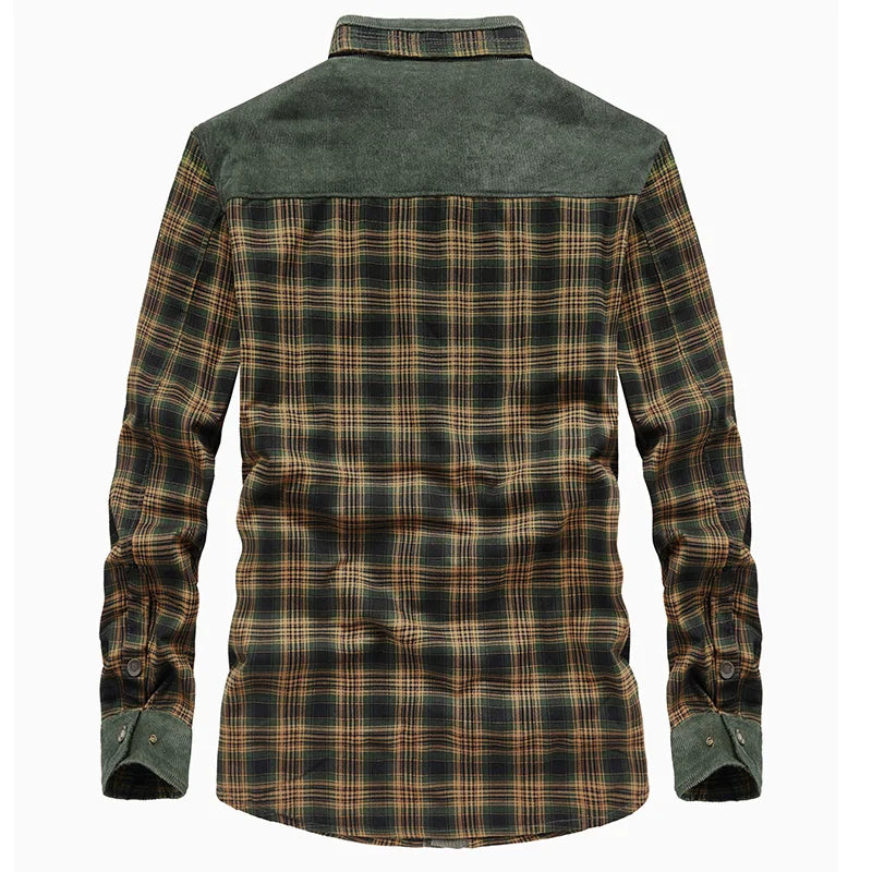 Heren Ruit Jacket – Stijlvolle jas met borstzak voor casual en formele gelegenheden