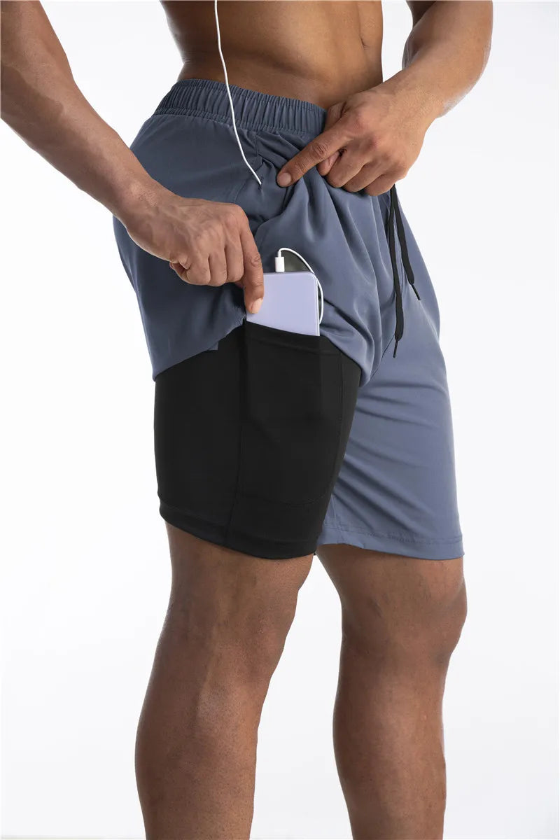 Hardloop Shorts met Liner – Comfortabele Sportshorts met Telefoonzak voor Actieve Dames