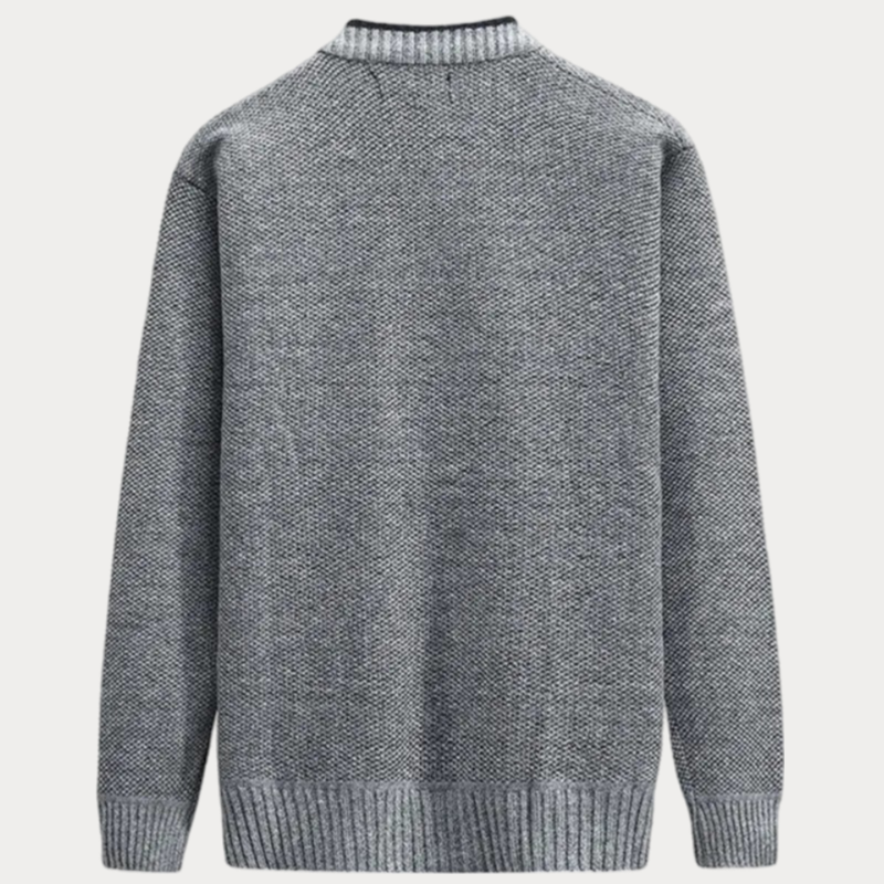 Heren trui V-hals met zakken – Gebreide trui voor casual en stijlvolle looks