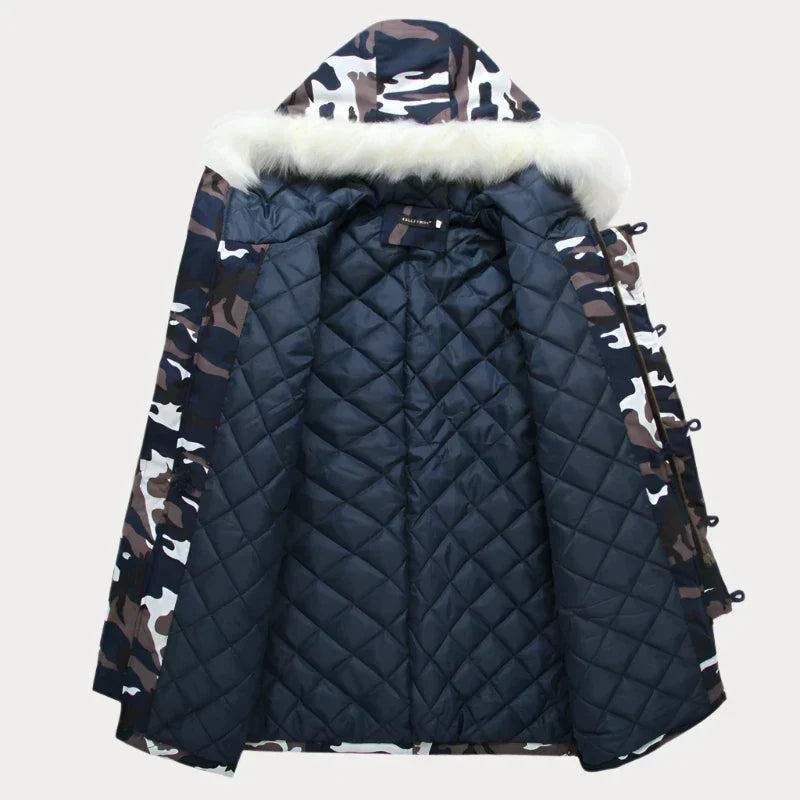 Camouflage-Hooded Jacket Heren – Waterdichte en Ademend Jas voor Buiten