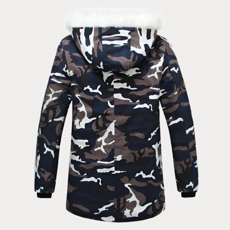 Camouflage-Hooded Jacket Heren – Waterdichte en Ademend Jas voor Buiten
