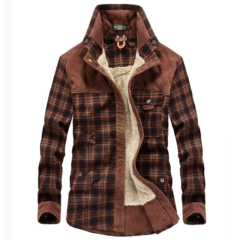 Heren Ruit Jacket – Stijlvolle jas met borstzak voor casual en formele gelegenheden